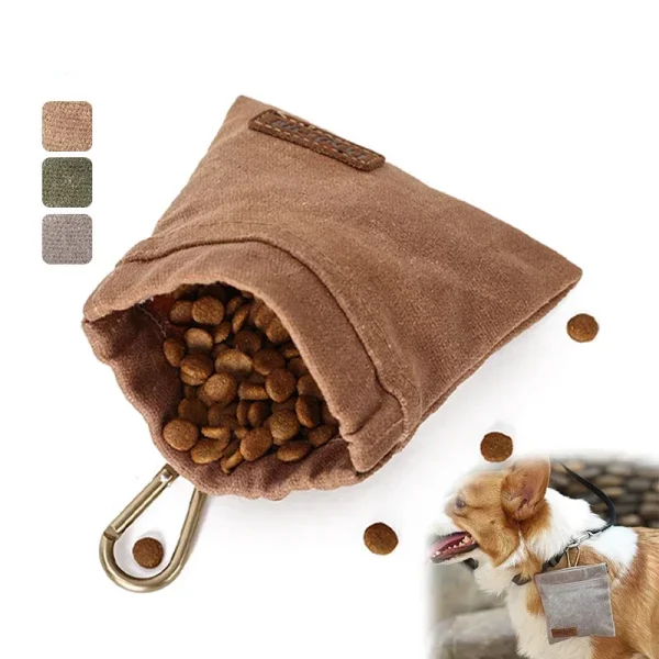 Dog Training Waist Treat Pouch Detachable Poop Bag Dispenser