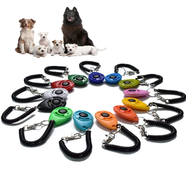 Dog Training Clicker Adjustable Wrist Strap