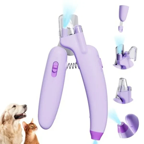 Professional Dog and Cat Nail Clippers with Safety Guard and Nail File