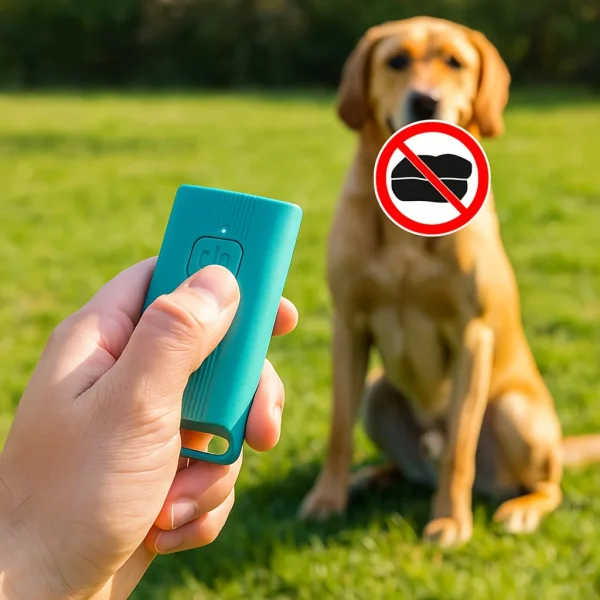 5-meter range ultrasonic anti-barking device USB rechargeable
