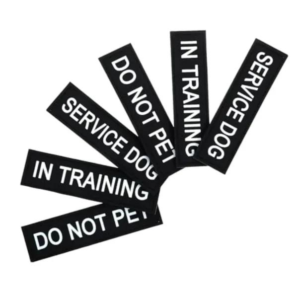 Giantree 6 Pcs Service Dog Patches Removable