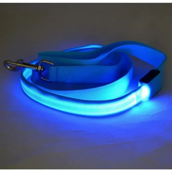 Flashing Leash Rope Harness Collar