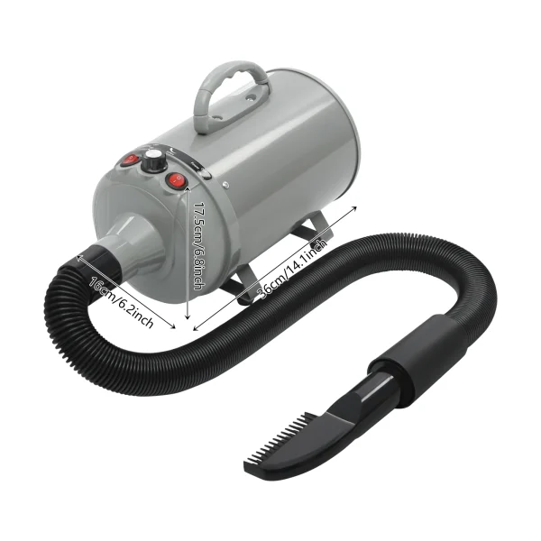2200w High-Power Dog Blow Dryer Adjustable Wind Speed